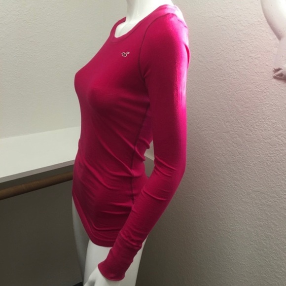 3 HOLLISTER 🌺 Matching Bundle | Hoodie, Long Sleeve Tee | Sz M | & Canvas Tote - Picture 10 of 16